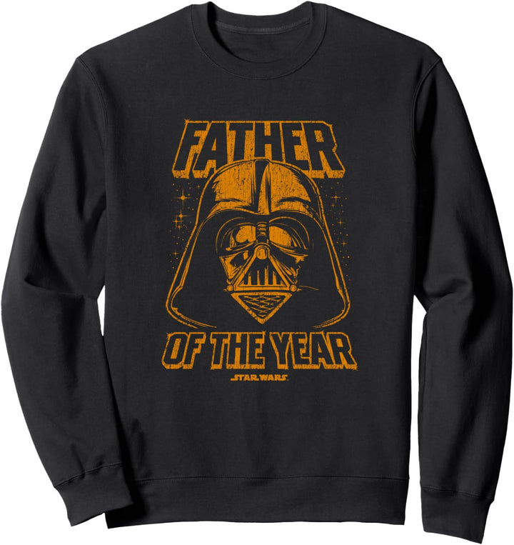 Star Wars Vatertag Vader Father Of The Year Orange Sweatshirt