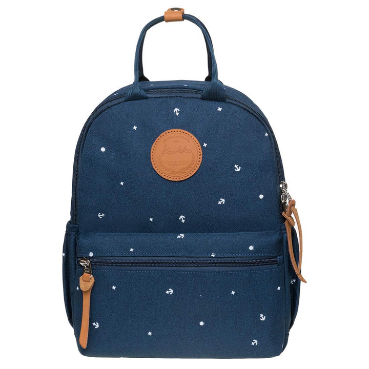 KAUKKO Schöner und durchdachter Rucksack mit Laptopfach für 15 Zoll Schule Uni 22L 5-5, Blau, 5-5, B