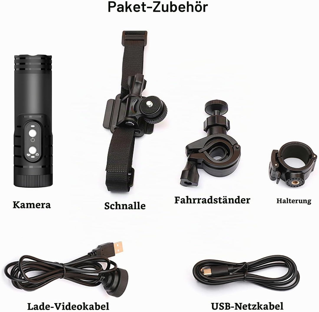 OBEST Action Cam Mini Helmkamera, Motorrad Dash Rekorder Outdoor wasserdicht Action Videokamera HD 1
