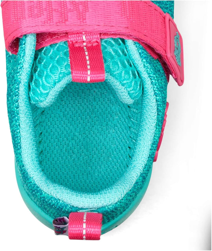 Affenzahn Halbschuh Knit Happy mit Klettverschluss, Vegan, rutschfest, Flexibel, Reflektierend, beso