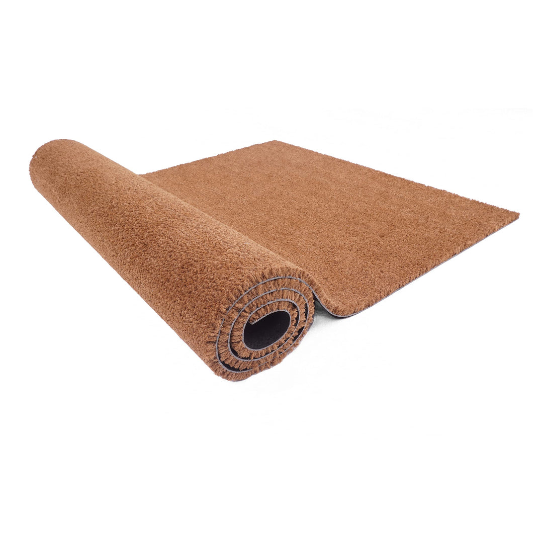 Carpido Fussmatte Kokos 40x60 cm schnittfest - 24mm Kokosmatte Natur, antibakteriell und extrem stra