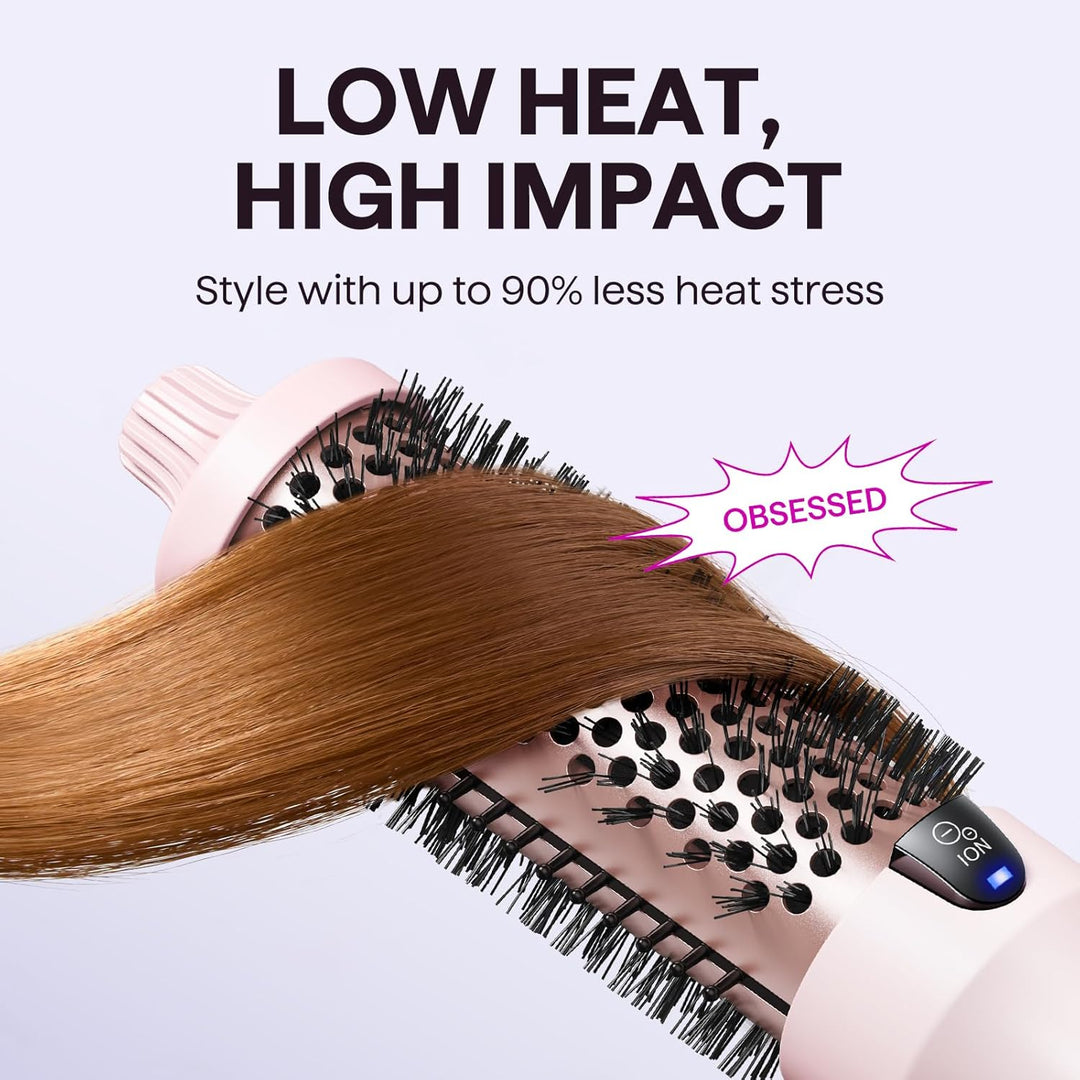 Wavytalk Thermobürste, Thermal Brush Blowout Boost Ionische Lockenbürste, Macht Haar Glatt und Glänz