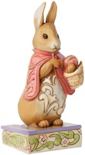 Enesco Jim Shore Beatrix Potter Flopsy Figurine Good Little Bunny, 5.75 in H x 2.5 in W x 2.75 in L