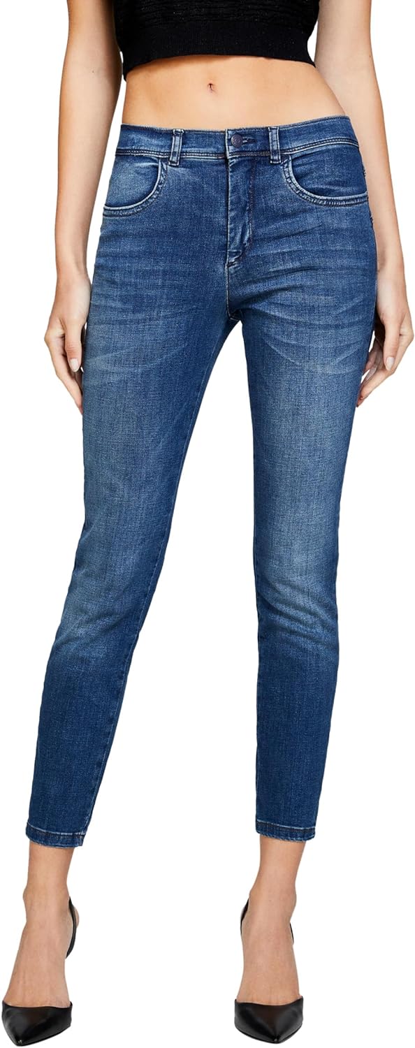Sisley Damen Trousers 4RR3575V7 Jeans, Blue Denim 901, 33