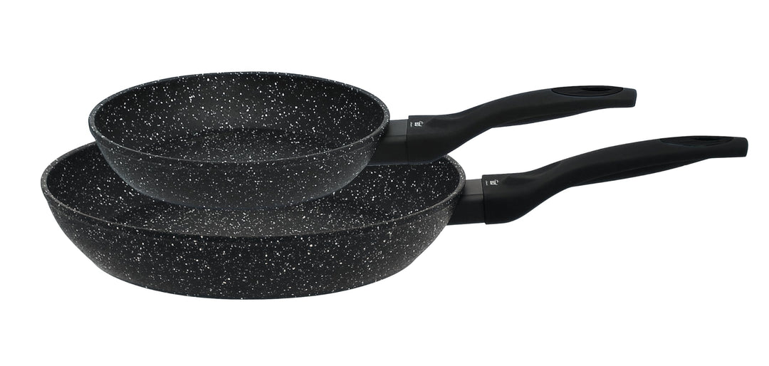 ELO Granit Passion Pfannen-Set 2-teilig, 20 + 28 cm, ELODUR® Select Antihaftersiegelung, extra raue