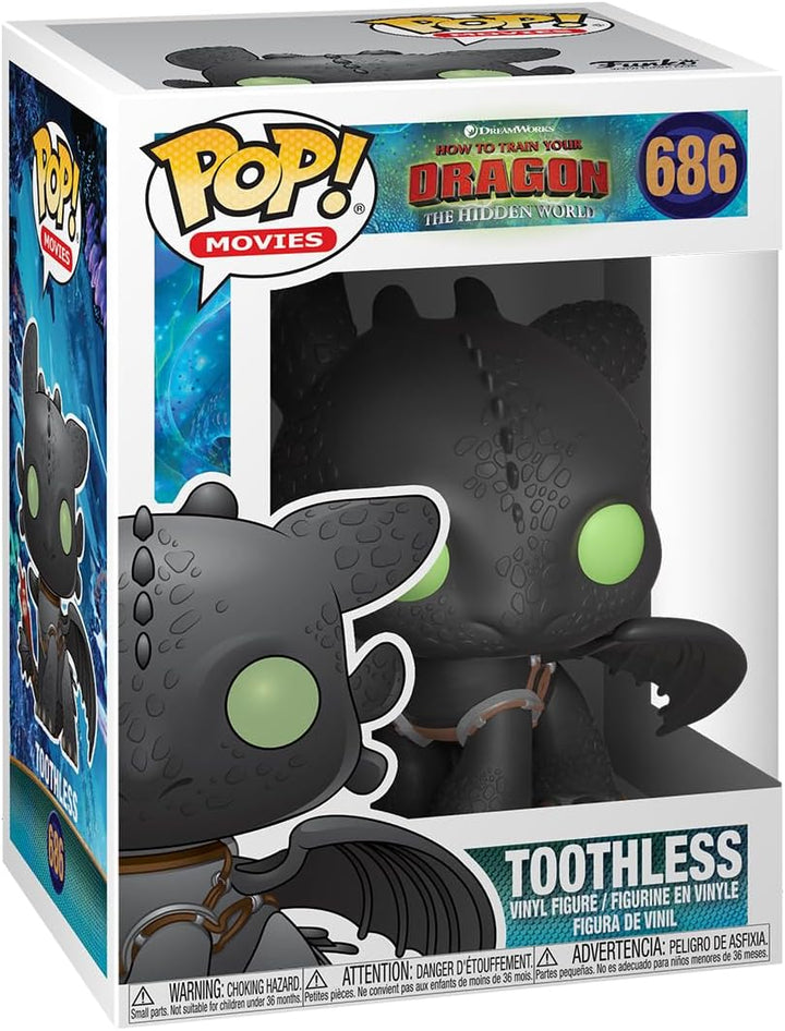 Funko Pop! Vinyl: How to Train Your Dragon 3: Toothless - Vinyl-Sammelfigur - Geschenkidee - Offizie