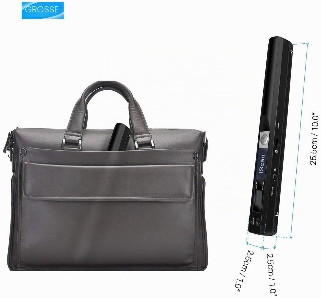 Tragbarer Dokumentenscanner mit 16GTF-Karte, 900 DPI A4 Handscanner Dokumentenscanner, JPG/PDF Hochg