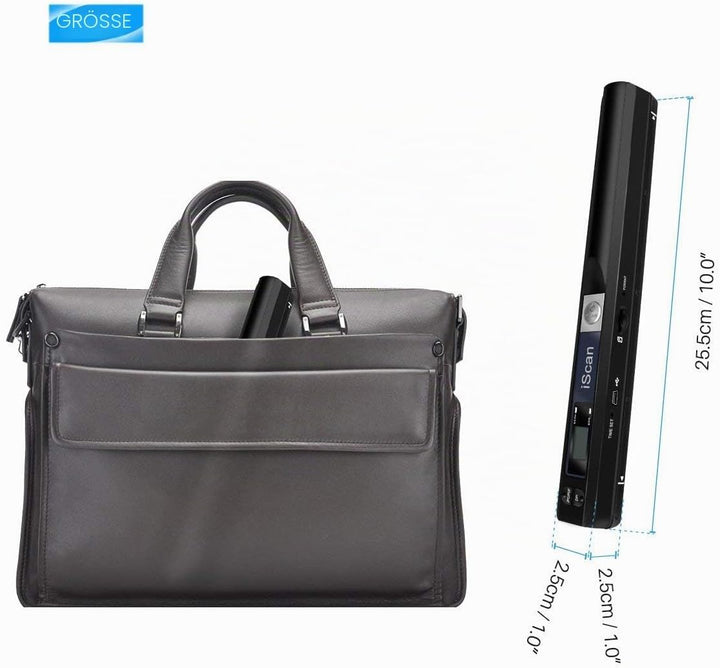 Tragbarer Dokumentenscanner mit 16GTF-Karte, 900 DPI A4 Handscanner Dokumentenscanner, JPG/PDF Hochg