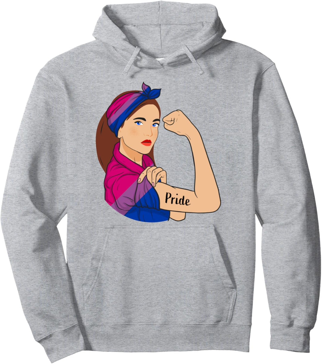 Bisexuell T-Shirt Flagge Woman LGBTQ Bisexuell Gay Pride Pullover Hoodie