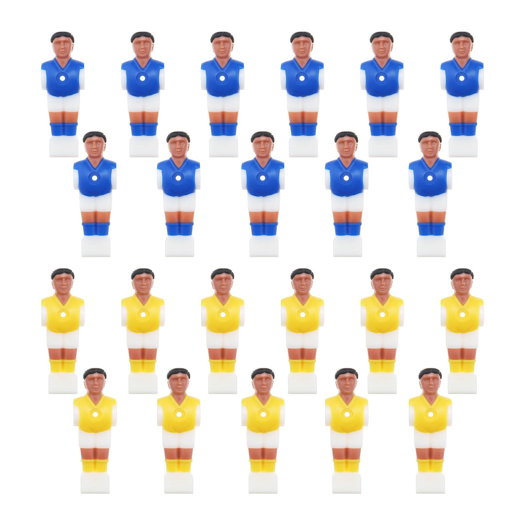 22 Stück Tischfussballspieler, Tischfussball, Tischfussball, Anzüge, Spielerspiele, Mini-Fussballfig