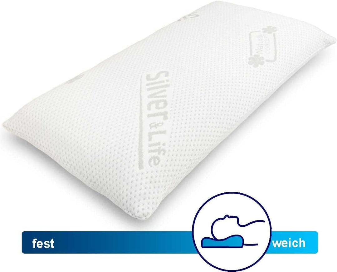 Orthopädisches Nackenstützkissen Silver Neck - viscoelastisches Kissen, Kopfkissen aus Memory Schaum
