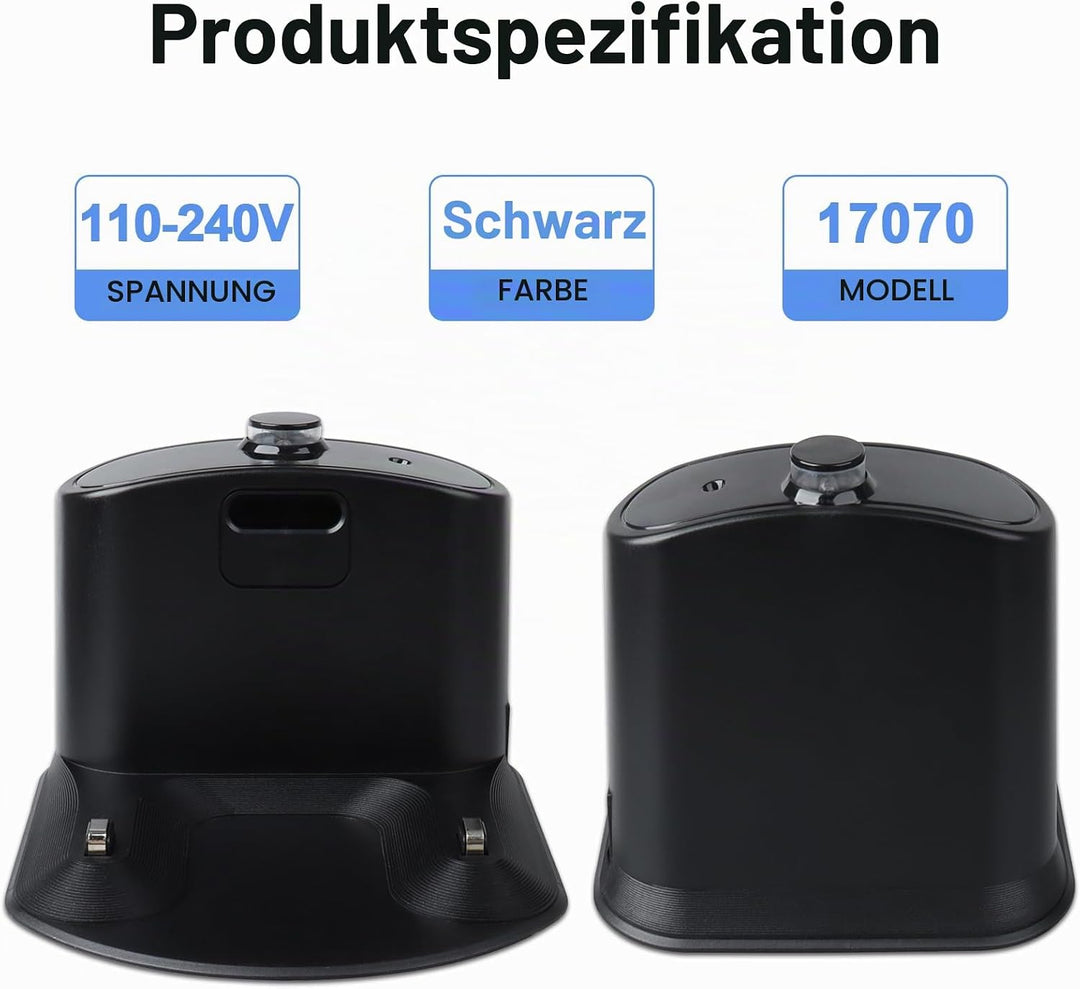 Dock-Ladestation für Roomba, Ersatz-Roomba-Dockingstation, kompatibel mit Staubsaugern der Serien iR