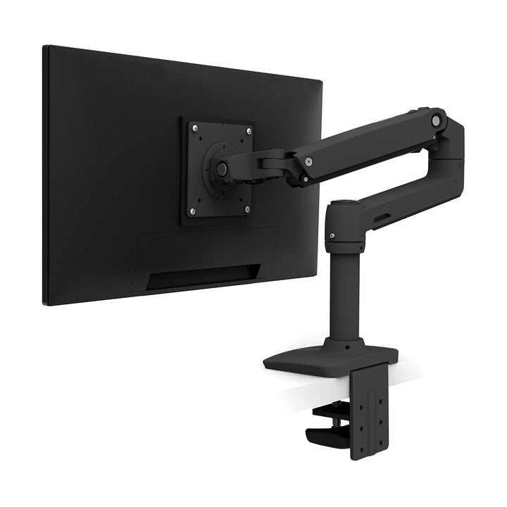 ERGOTRON LX Monitor Halterung in Schwarz, Tischbefestigung – Monitor Arm mit patentierter CF-Technol