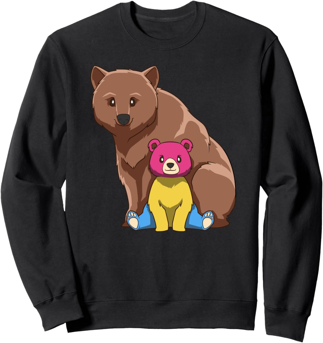 Pansexuelle Mama Bär LGBTQ Stolz Sweatshirt