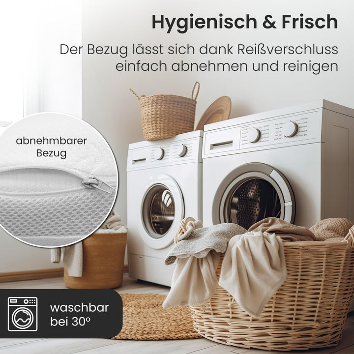 maxVitalis orthopädisches Nackenstützkissen, Visko Schlafkissen in Schmetterlingsform, Nackenkissen