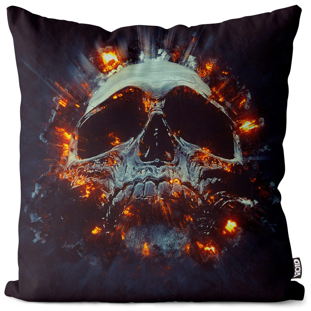 VOID Totenkopf Explosion Kissenbezug Kissenhülle Sofakissen Kissen Deko Outdoor-Kissen Dekokissen, K