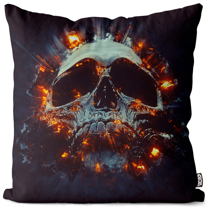 VOID Totenkopf Explosion Kissenbezug Kissenhülle Sofakissen Kissen Deko Outdoor-Kissen Dekokissen, K