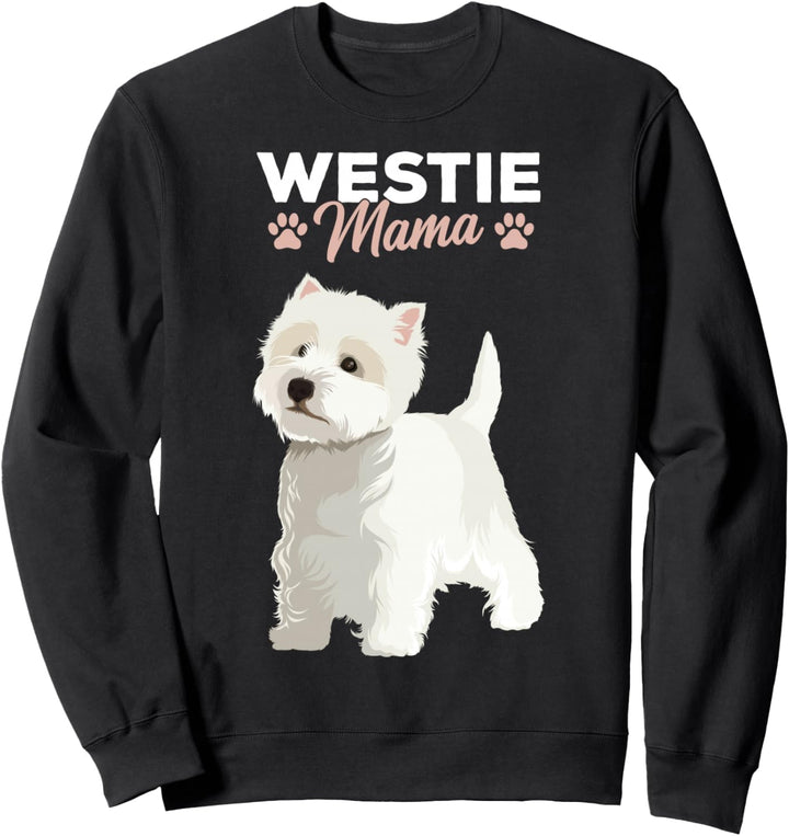 West Highland White Terrier Westie Mama Hund Frauchen Sweatshirt