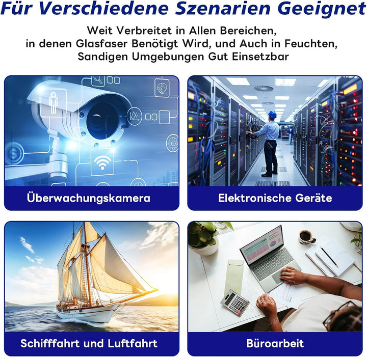 2X RJ45 Kupplung Outdoor IP68 Wasserdicht, Cat7 LAN Verbinder Geschirmt, Werkzeuglos, Ethernet Kabel