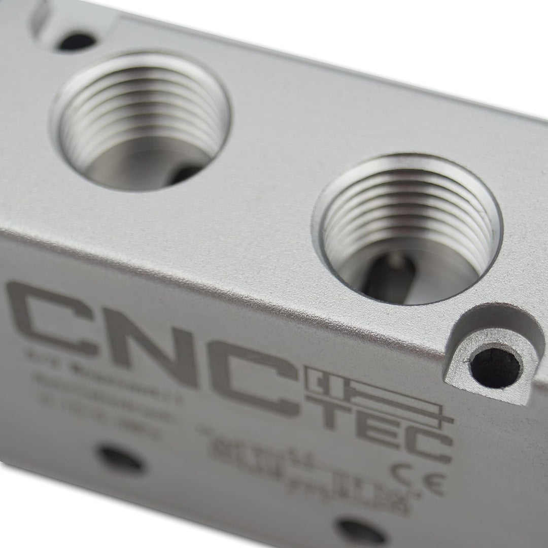 Pneumatik Magnet- Wegeventil 5/3 Wegeventil 1/4" 24 Volt DC (5/3 Wege 1/4" 24 Volt DC) 5/3 Wege 1/4