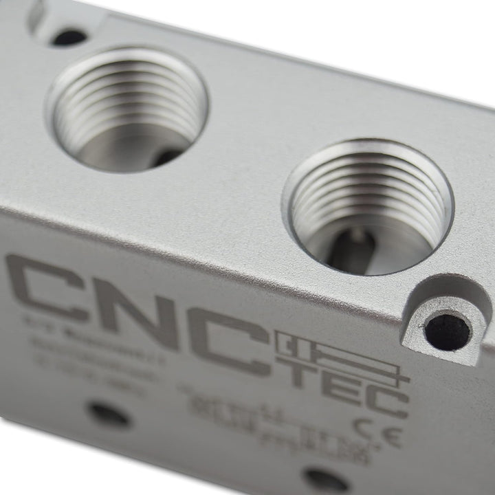 Pneumatik Magnet- Wegeventil 5/3 Wegeventil 1/4" 24 Volt DC (5/3 Wege 1/4" 24 Volt DC) 5/3 Wege 1/4