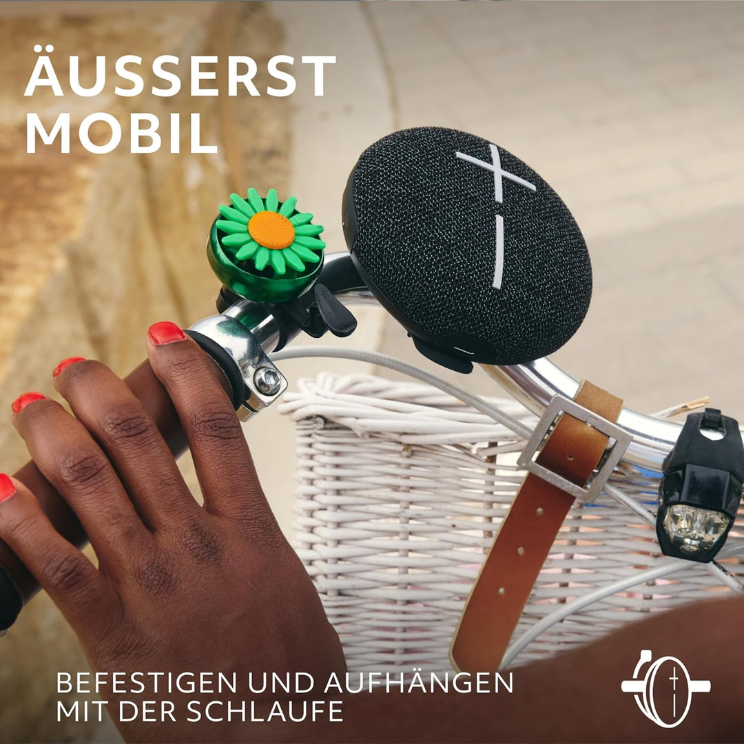 ULTIMATE EARS MINIROLL Ultraportabler wasserdichter Bluetooth-Lautsprecher, starker Bass, staubdicht