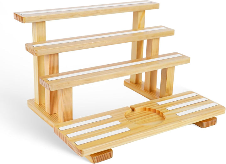4 Tier Für Tonies Regal magnetisch,für Toniebox Figurenregal,Aufbewahrungsregal Display-Ständer,Plat