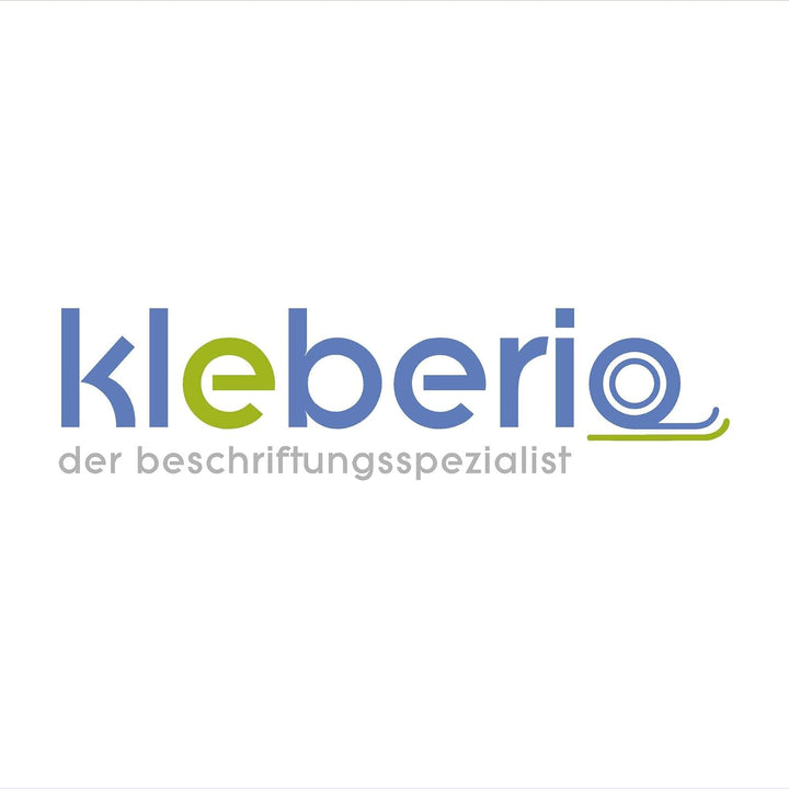 Kleberio® Parkplatz Schild 52 x 11 cm - Wunschtext (Farbe: schwarz) - mit Einschlagpfosten 0,75 Mete