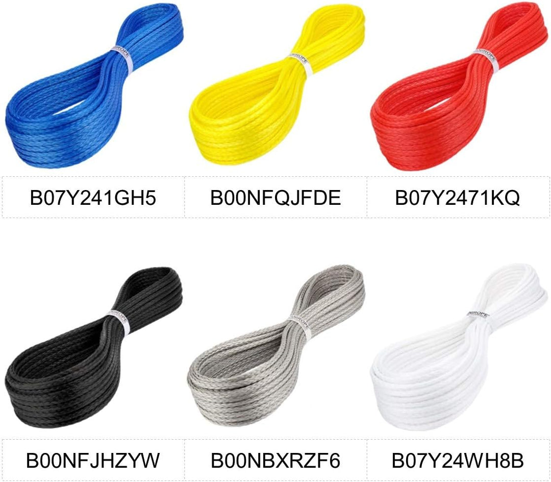 Kanirope® Dyneema Seil PRO 4mm 40m Rot 12-fach geflochten SK78 verstreckt beschichtet, 40m Rot