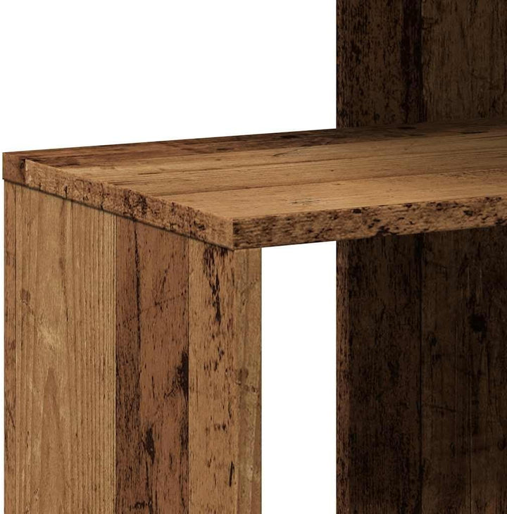 vidaXL Beistelltisch Altholz-Optik 36x30x56 cm Holzwerkstoff, Ablagetisch, Sofatisch, Wohnzimmertisc