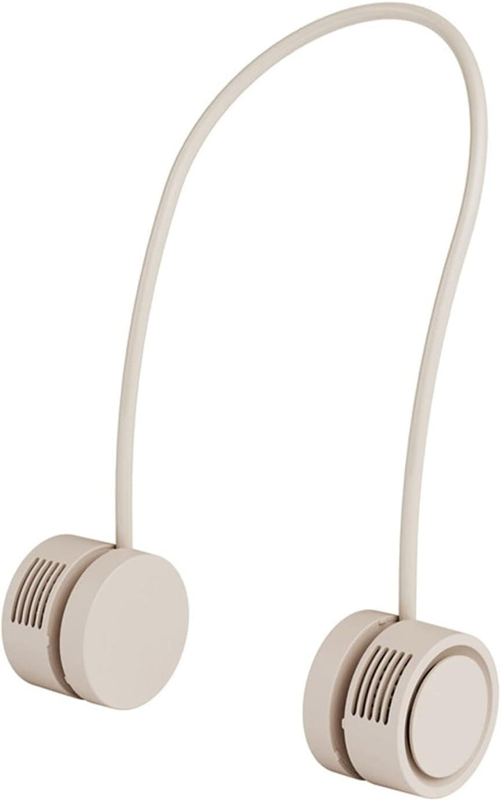 Fydun Tragbarer Nackenventilator, Mini-USB-Aufladung, Freihändig, Flügellos, Hängender Halsventilato