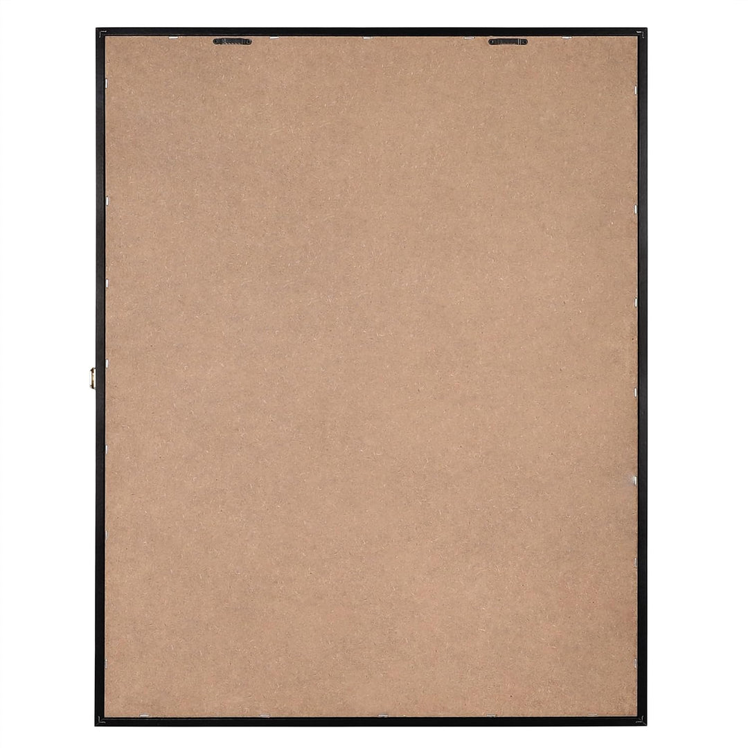 Americanflat Bilderrahmen für Trikot 70x90 cm - abschliessbarer Objektrahmen aus MDF-Holz mit Plexi-
