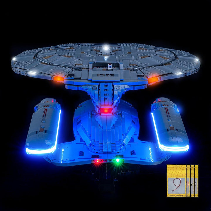 Fernbedienung Licht-Kit Kompatibel mit Lego U.S.S. Enterprise NCC-1701-D 10356 (Kein Modell), Led Be
