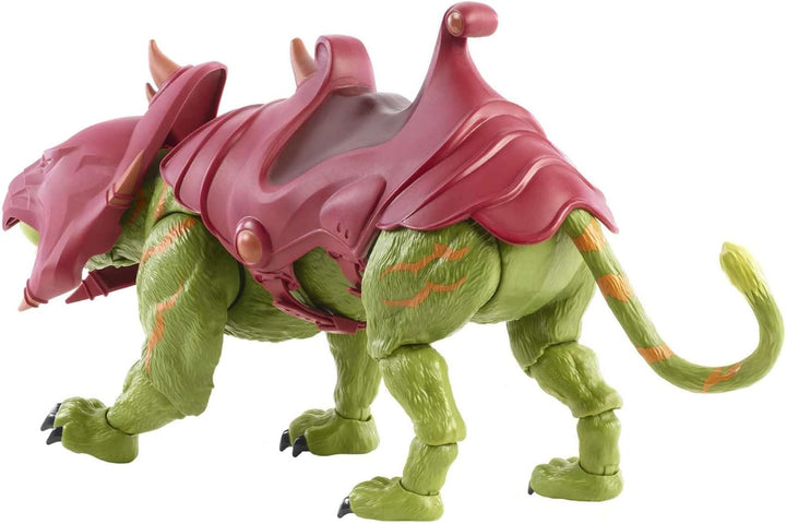 Masters of the Universe GYV18 - Masterverse Battle Cat, ca. 35 cm grosse MOTU Actionfigur zum Spiele