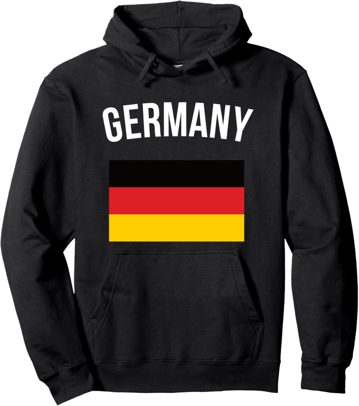 Germany Hoodie German Flag Hooded Sweater Vacation Souvenir Pullover Hoodie