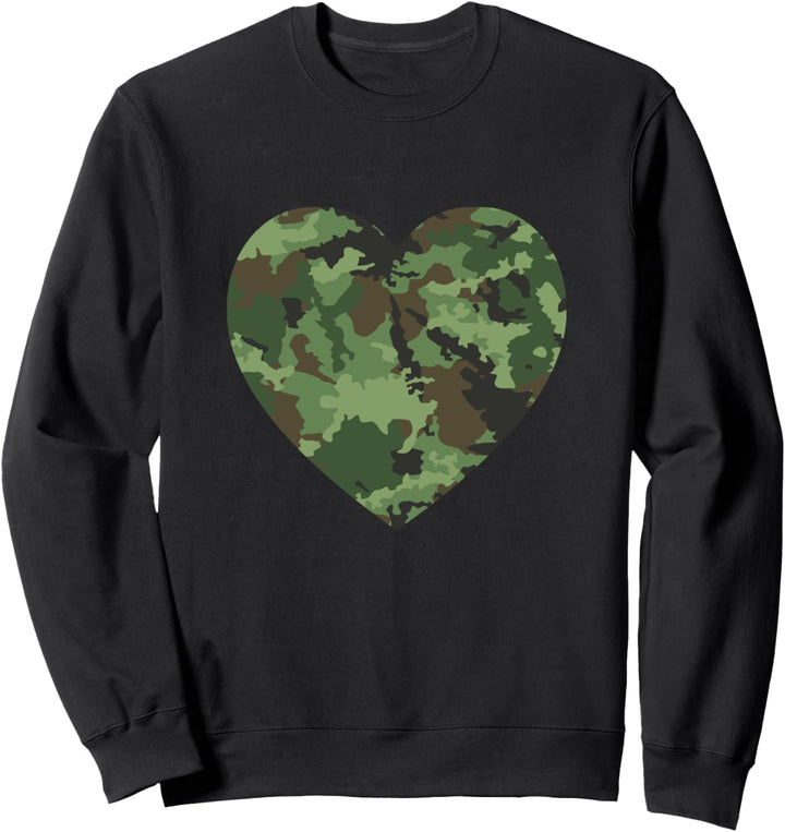 Amerikanischer Soldat Truppe Tarnung Krieger Sweatshirt