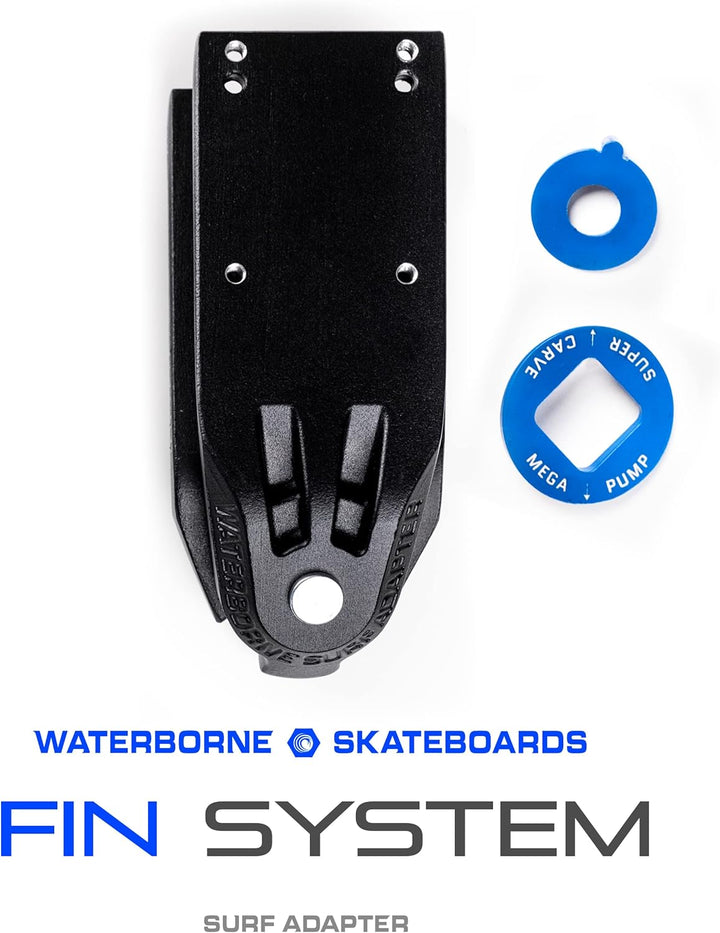 WATERBORNE SKATEBOARDS surf und schienenadapter high Performance Bundle fits & mounts to Any Skatebo
