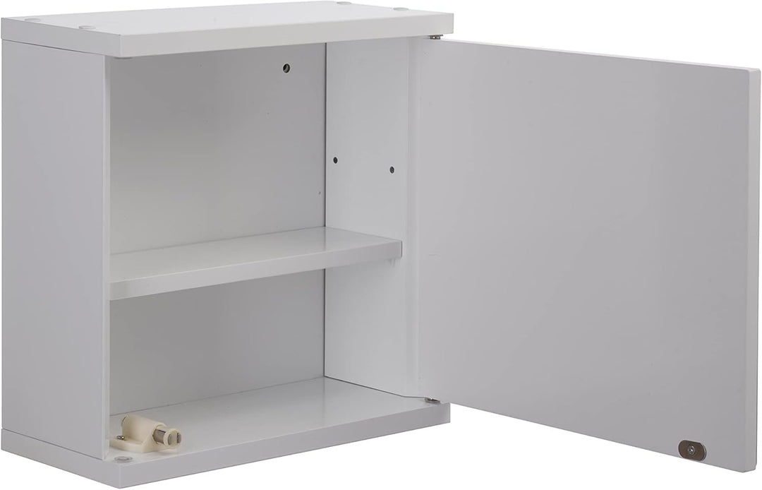 Croydex Spiegelschrank mit 1 Tür, MDF, FSC-zertifiziert, weiss, Weiss