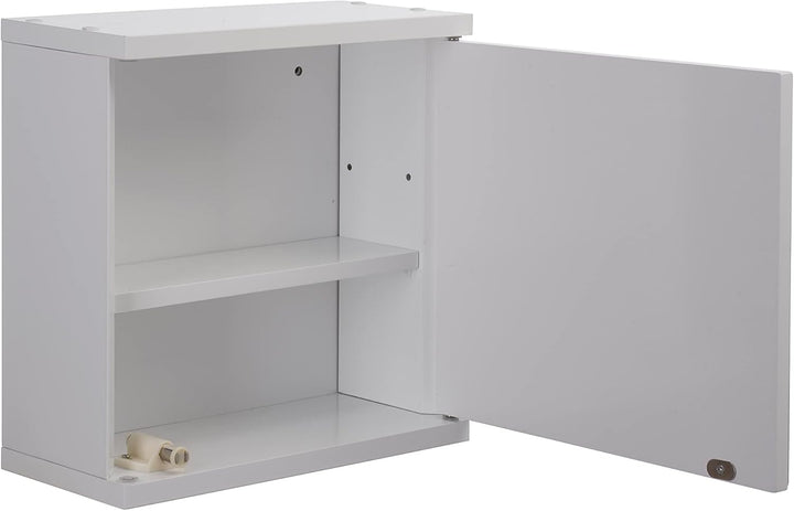 Croydex Spiegelschrank mit 1 Tür, MDF, FSC-zertifiziert, weiss, Weiss