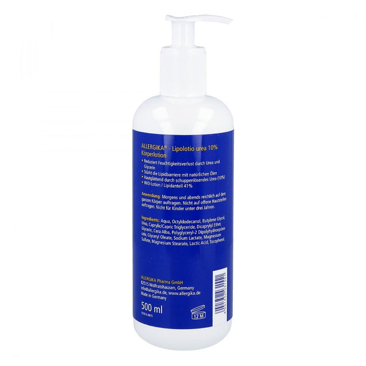 Allergika Lipidlotion urea 10%, 500 ml