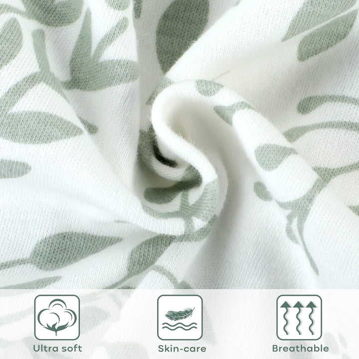 Yoofoss Schlafsack Baby Sommer 0.5 Tog - 2er Pack 67cm/0-6 Monate 100% Baumwolle Sommerschlafsack Ba