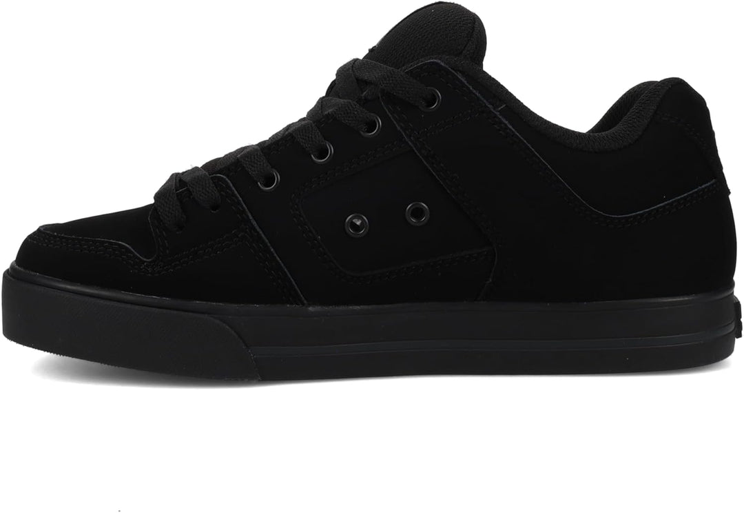 DC Shoes Herren Pure Skate-Schuh 39 EU Black Pirate Black, 39 EU Black Pirate Black
