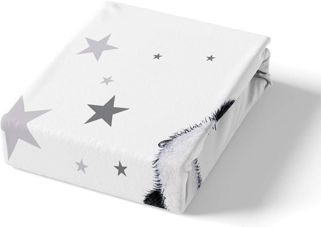 Loussiesd Panda Drucken Bettwäsche Set 135x200cm für Baby Kinder Mädchen Bettbezug Cartoon Tiere Dek