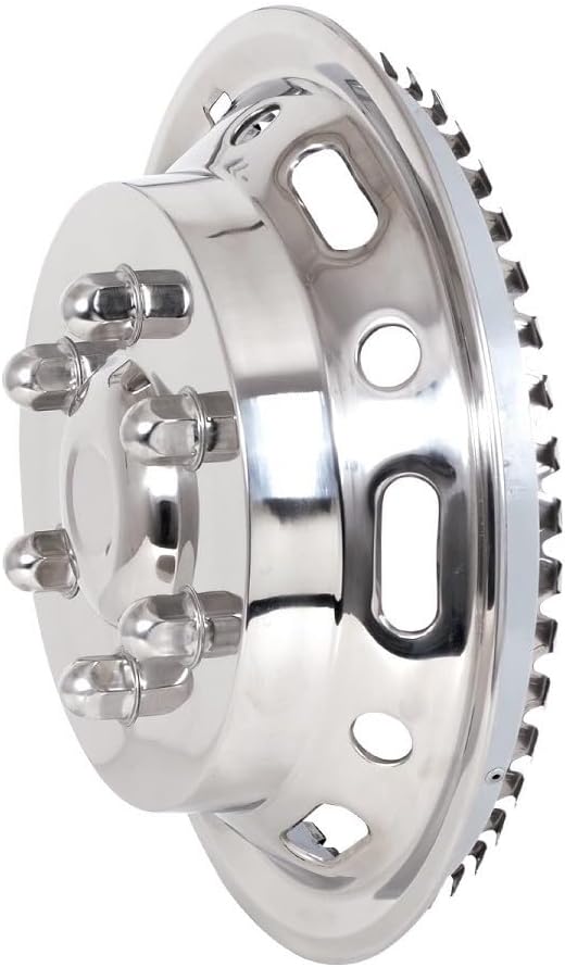 Radzierblende 16" Edelstahl Vorderachse