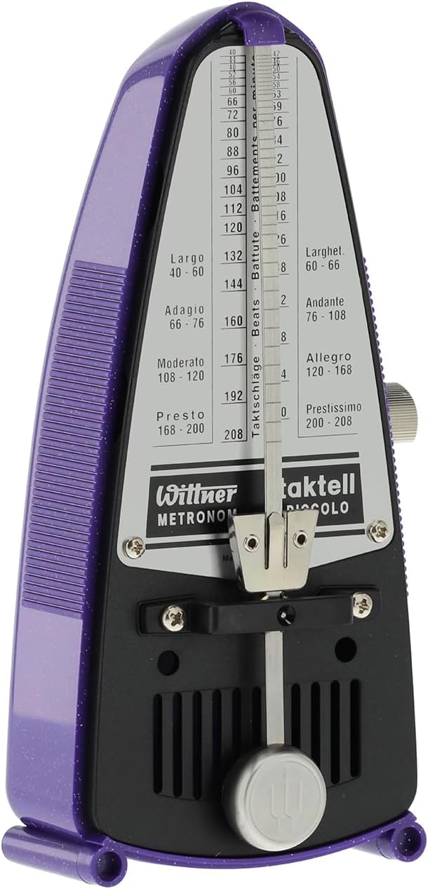 Wittner Metronom 830 471 Kunststoffgehäuse ohne Glocke Taktell Piccolo magic violet magic violet Sin