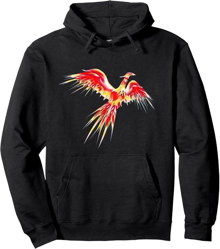 Phönix aus der Asche Fabelwesen Motiv Feuervogel Phoenix Pullover Hoodie