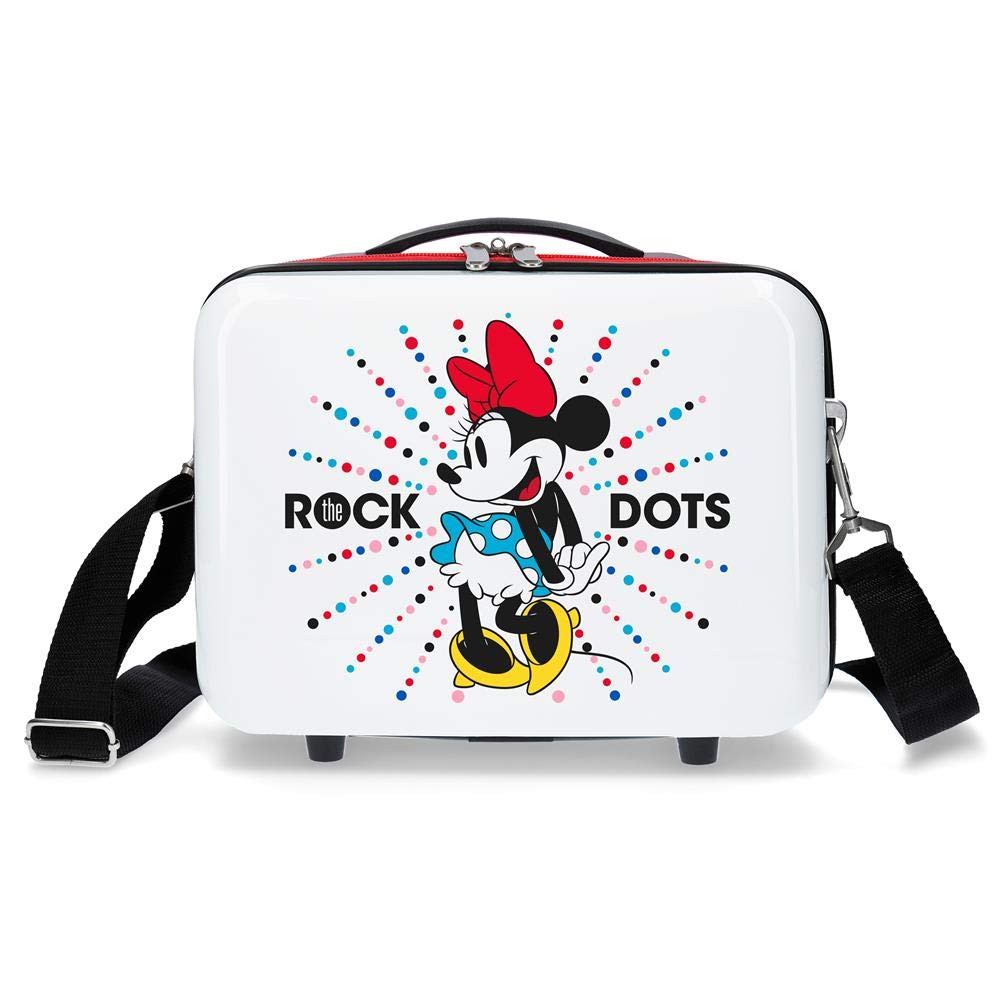 Disney Minnie Magic Anpassungsfähiger Schönheitsfall Weiss 29x21x15 cms ABS Anpassbare Punkte, Anpas