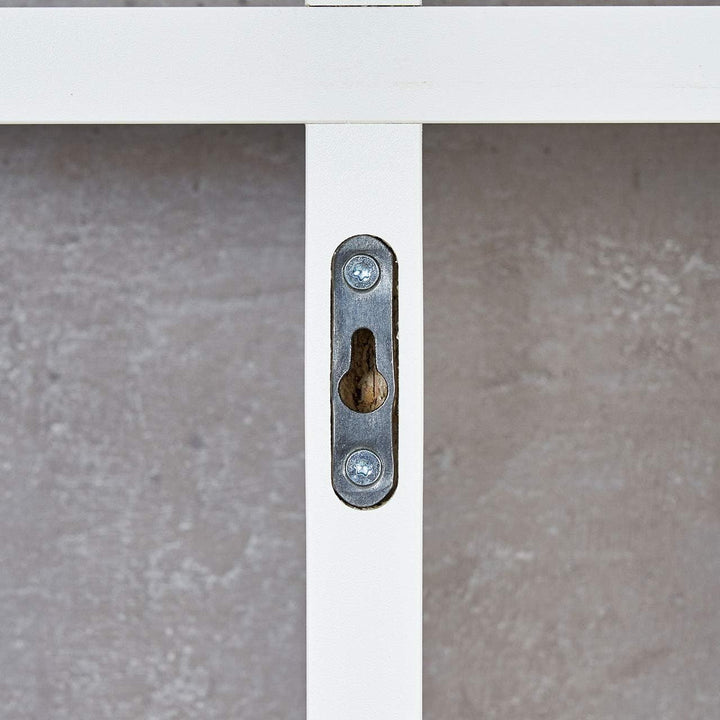 levandeo Regal BxH 98x48cm Holz Steckregal Weiss Wandregal Bücherregal Ablage Deko Holzregal Einrich