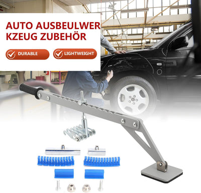 Lfhelper 6 Dent Puller Kit 625 mm Nivellierstange Single Leg Dent Puller 200 mm Dent Pull Bar Metal