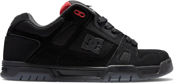 DC Shoes COURT GRAFFIK SHOE D0300529 Herren Sneaker 38 EU Black Grey Red, 38 EU Black Grey Red